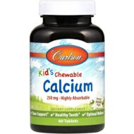 Kid's Chewable Calcium, 250mg Natural Vanilla - 60 tablets - obrazek 2