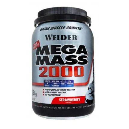 Mega Mass 2000, Strawberry - 1500 grams
