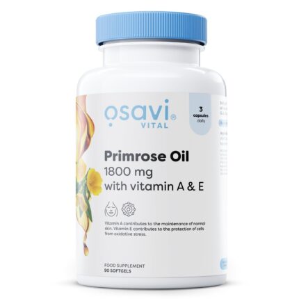 Primrose Oil with Vitamin A & E, 1800mg - 90 softgels