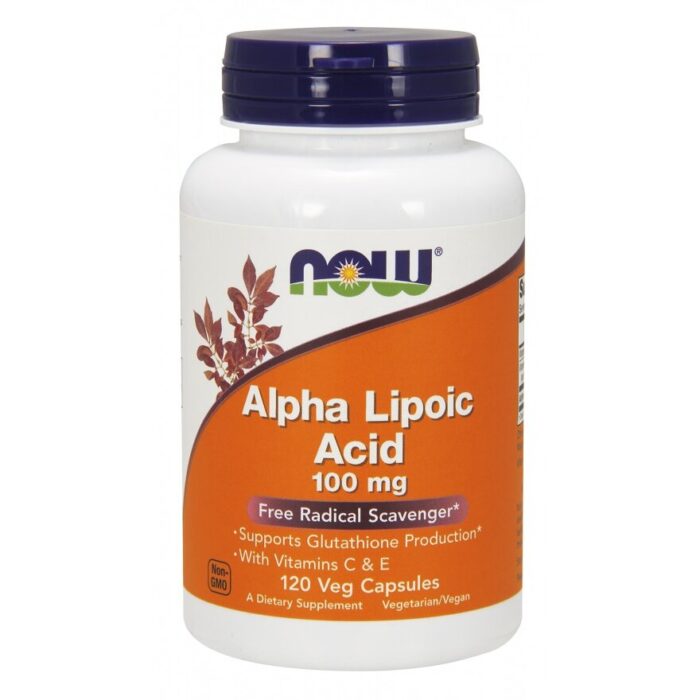 Alpha Lipoic Acid with Vitamins C & E, 100mg - 120 vcaps - obrazek 1