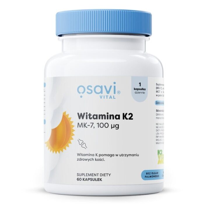 Witamina K2 MK-7, 100mcg - 60 softgels - obrazek 1