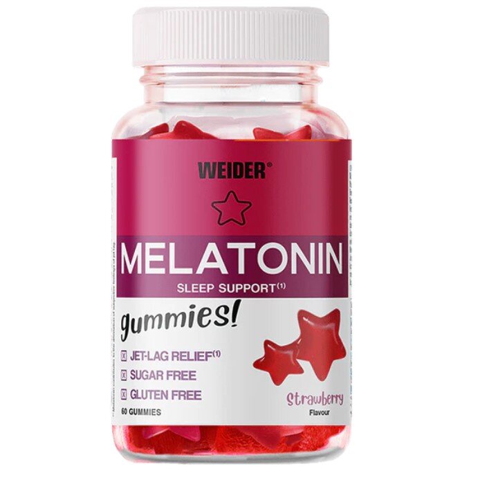 3a963c3c82853bde3c589e413435c115-1.jpg Melatonin, Strawberry - 60 gummies - obrazek 1