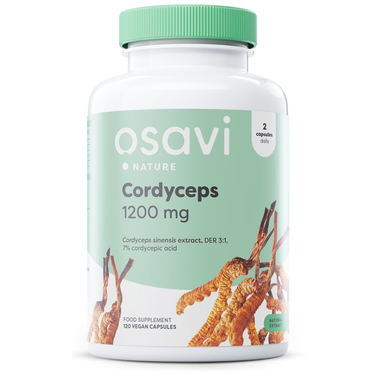 3b45d4b5a973e30accc4b141384dbb38-1.jpg Cordyceps, 1200mg - 120 vegan caps - obrazek 1