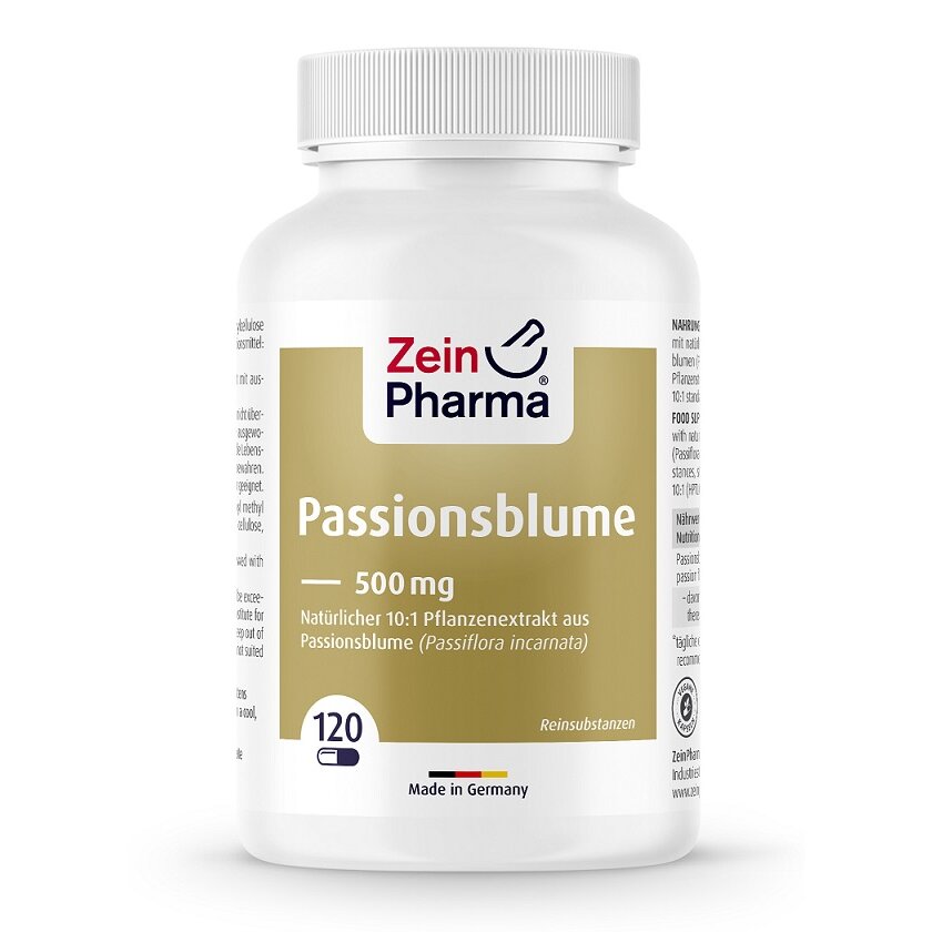 3c181b73e30e0650c1225a166e8352e1-1.jpg Passion Flower, 500mg - 120 caps - obrazek 1