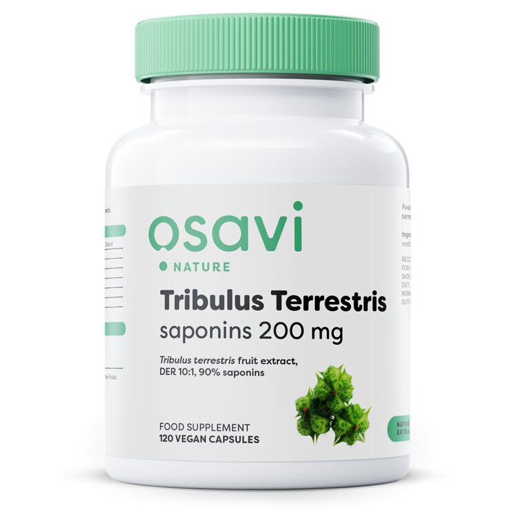 3df48a1cca67ffac3b91a0b8acf3ee35-1.jpg Tribulus Terrestris, Saponins 200mg - 120 vegan caps - obrazek 1