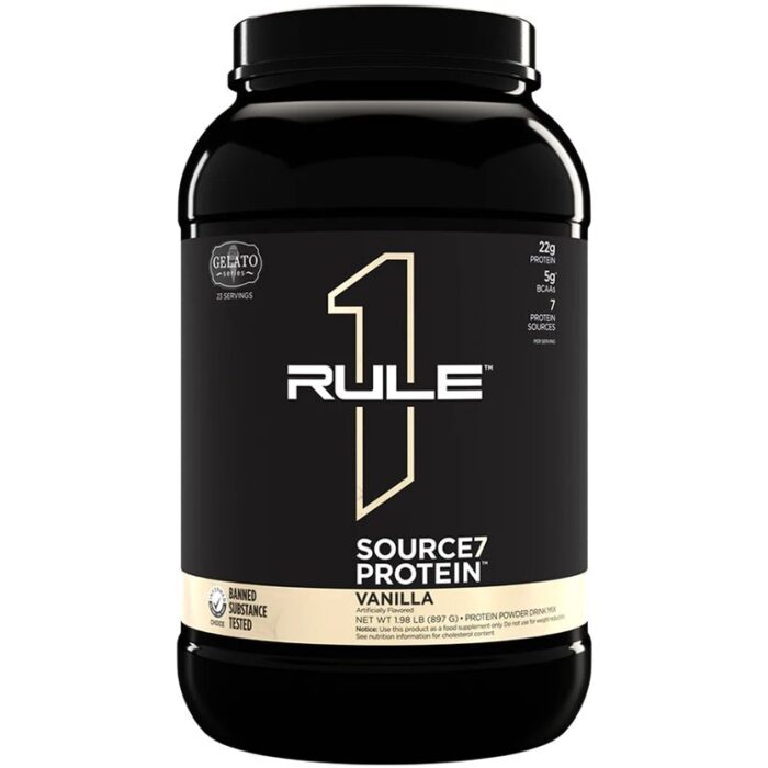 Source7 Protein, Vanilla Gelato - 897 grams - obrazek 1