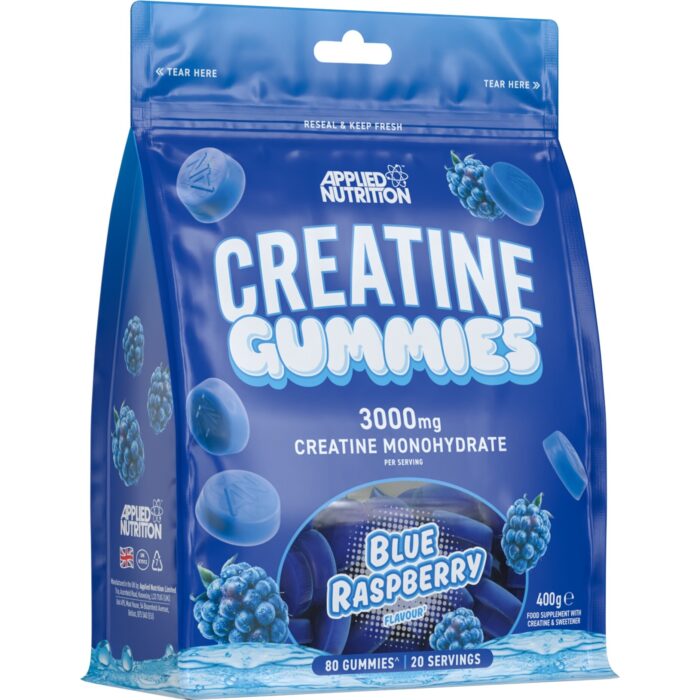 Creatine Gummies, Blue Raspberry - 80 gummies - obrazek 1