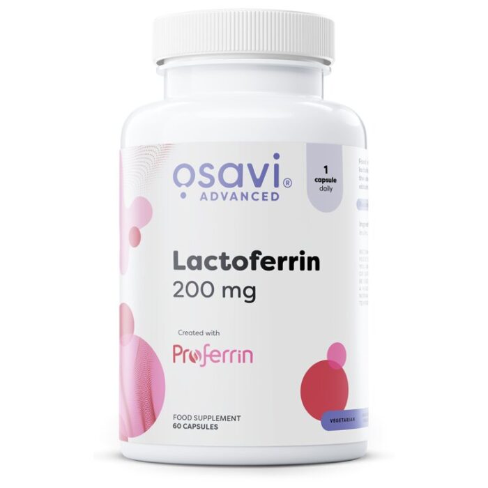Lactoferrin, 200mg - 60 caps - obrazek 1
