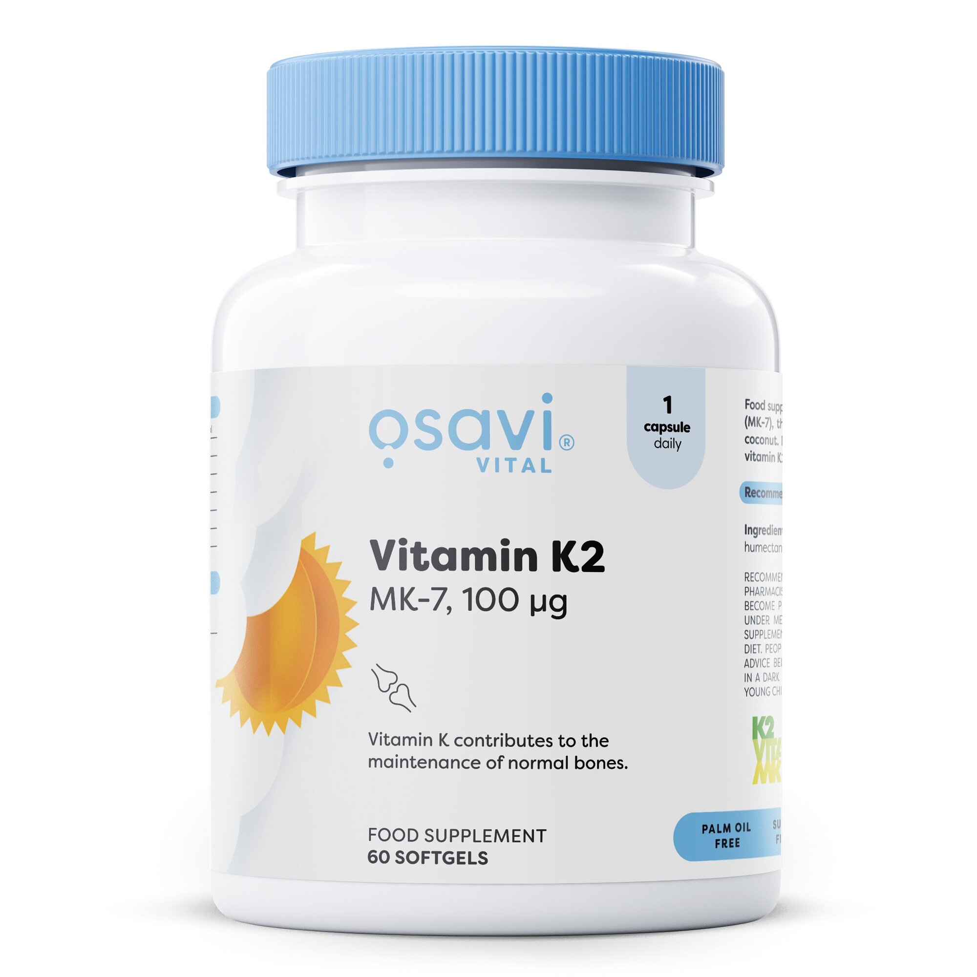 4b0928360d28757b7a7d9af364fbbbe5-1.jpg Vitamin K2 MK-7, 100mcg - 60 softgels - obrazek 1