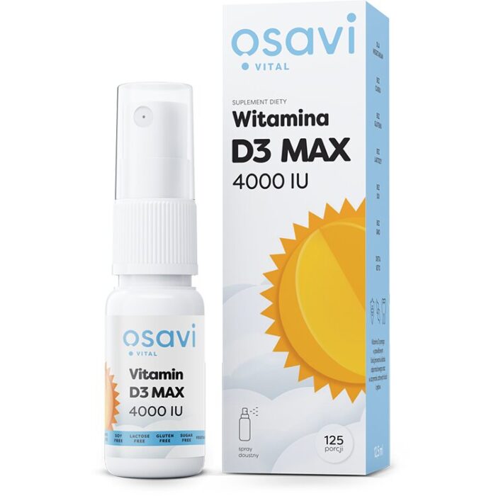 Witamina D3 Spray Doustny, MAX 4000IU - 12.5 ml. - obrazek 1