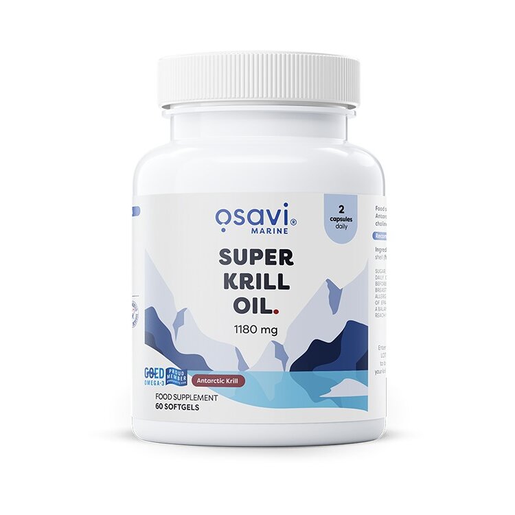 4dc8c7dddf8fa429414f95b3798523c3-1.jpg Super Krill Oil, 1180mg - 60 softgels - obrazek 1