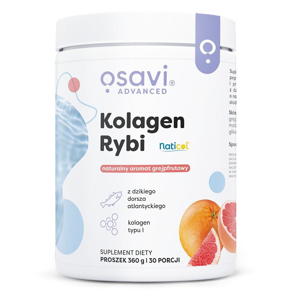 53912a84627e7df6de5fa0b069002a6a-1.jpg Kolagen Rybi z Dzikiego Dorsza, Grejpfrut - 360 grams - obrazek 1