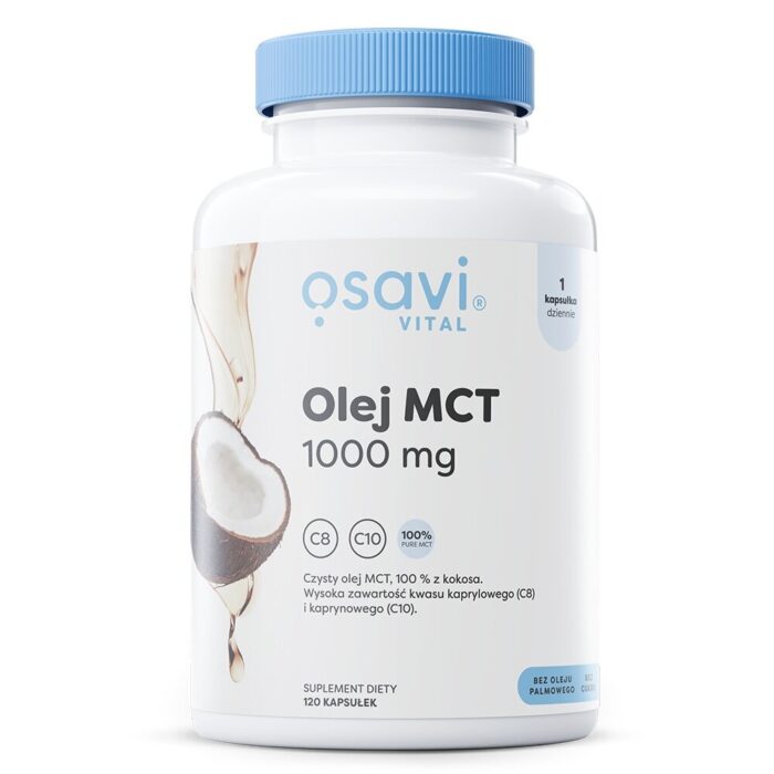 Olej MCT, 1000mg - 120 softgels - obrazek 1