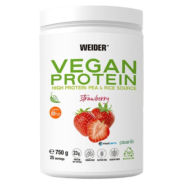 54b6471d231322c49eab97a127533994-1.jpg Vegan Protein, Strawberry - 750 grams - obrazek 1