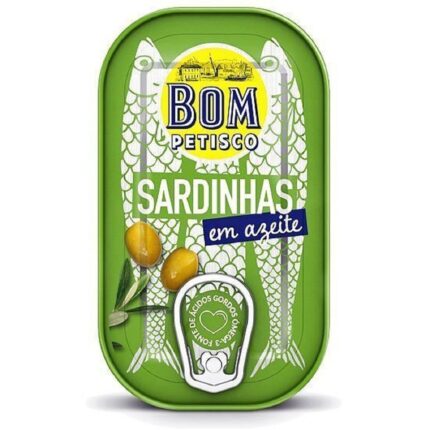 Sardynki portugalskie w oliwie konserwa 120g BOM PETISCO