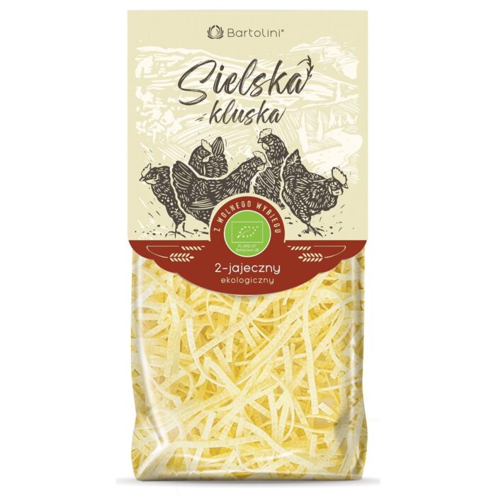 MAKARON (2-JAJECZNY) KRAJANKA BIO 250 g - BARTOLINI (SIELSKA KLUSKA) - obrazek 1