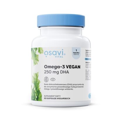 OMEGA-3 VEGAN BEZGLUTENOWA 60 KAPSUŁEK - OSAVI
