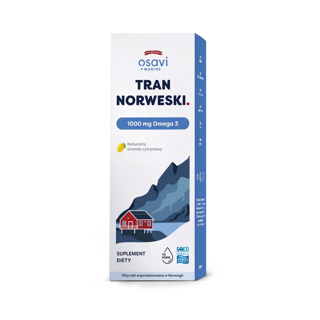 5904139922859-1.jpg TRAN NORWESKI OMEGA-3 (1000 mg) O SMAKU CYTRYNOWYM 500 ml - OSAVI - obrazek 1