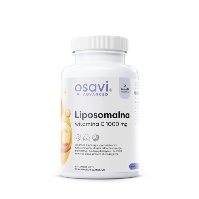 WITAMINA C LIPOSOMALNA BEZGLUTENOWA 60 KAPSUŁEK - OSAVI - obrazek 1