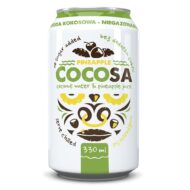 Woda kokosowa z ananasem Cocosa bez cukru 330ml DIET-FOOD - obrazek 2