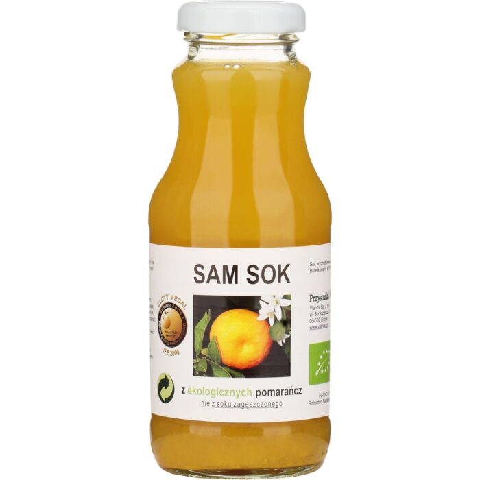 SOK Z POMARAŃCZY NFC BIO 250 ml - VIANDS (SAM SOK) - obrazek 1