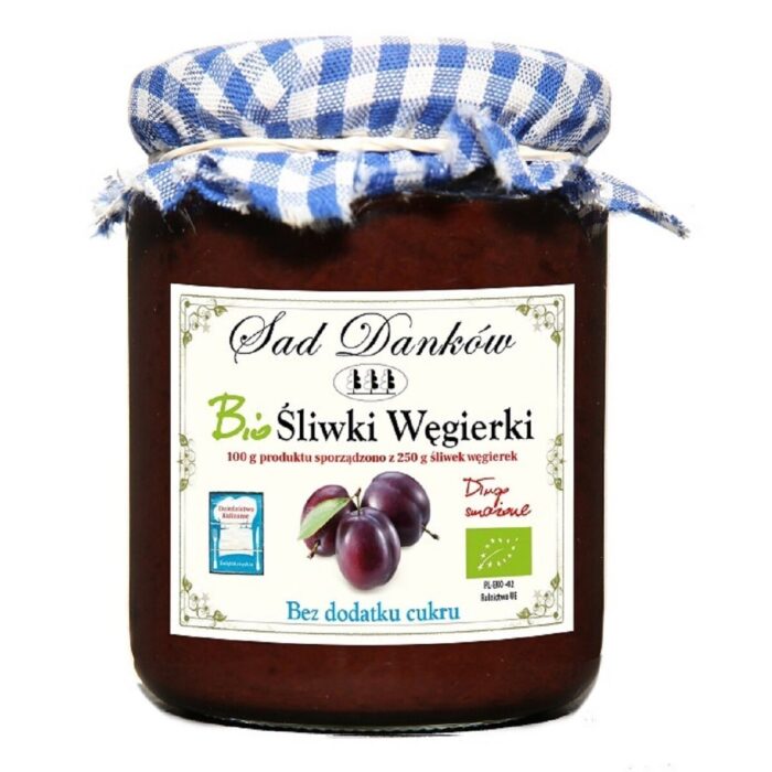 ŚLIWKA WĘGIERKA BEZ DODATKU CUKRÓW BIO 270 g - SAD DANKÓW - obrazek 1