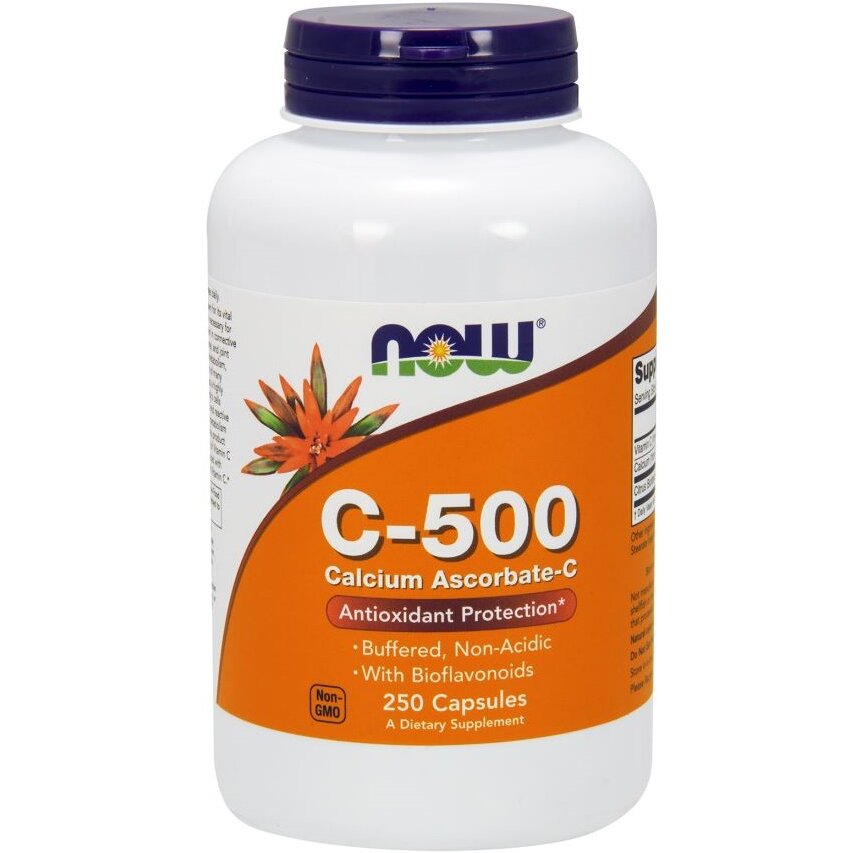 59bcb3e260d248bc34bd90978a3b99b8-1.jpg Vitamin C-500 Calcium Ascorbate-C - 250 caps - obrazek 1