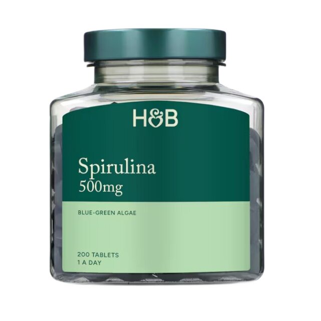 5ae8ff50178cb60b05719f095398e183-1.jpg Spirulina, 500mg - 200 tablets - obrazek 1