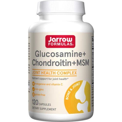 5b3066946b52a0889c11029352f6ad8a-1.jpg Glucosamine + Chondroitin + MSM - 120 caps - obrazek 1