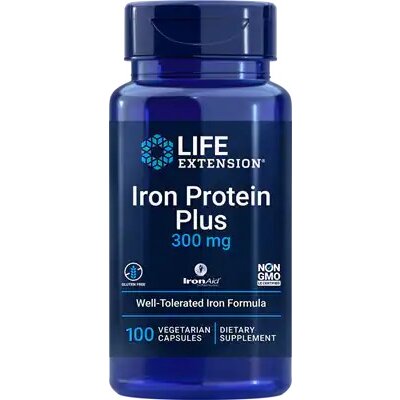 Iron Protein Plus, 300mg - 100 vcaps