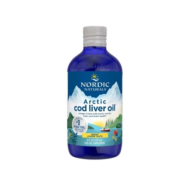 6421dc54aff51b58af9312a3ea4cc1eb-1.jpg Arctic Cod Liver Oil, 1060mg Lemon - 237 ml. - obrazek 2