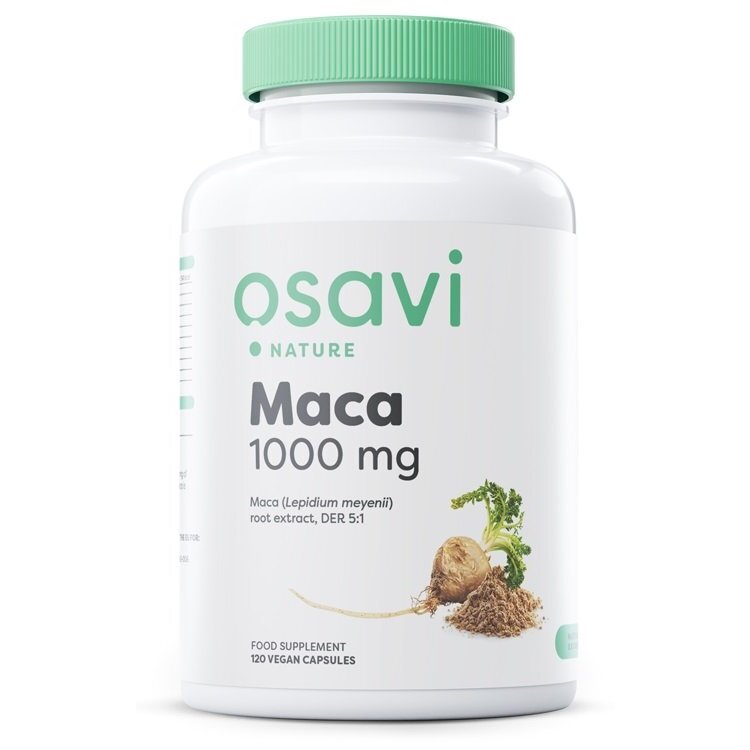64d3fd4f150954cbb821336c86a9a8f3-1.jpg Maca, 1000mg - 120 vegan caps - obrazek 1
