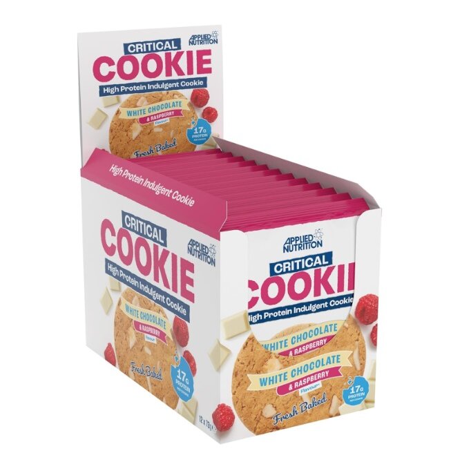 68c2511e89600bfd140abbbe9a5ffd21-1.jpg Critical Cookie, White Chocolate & Raspberry - 12 x 73g - obrazek 1