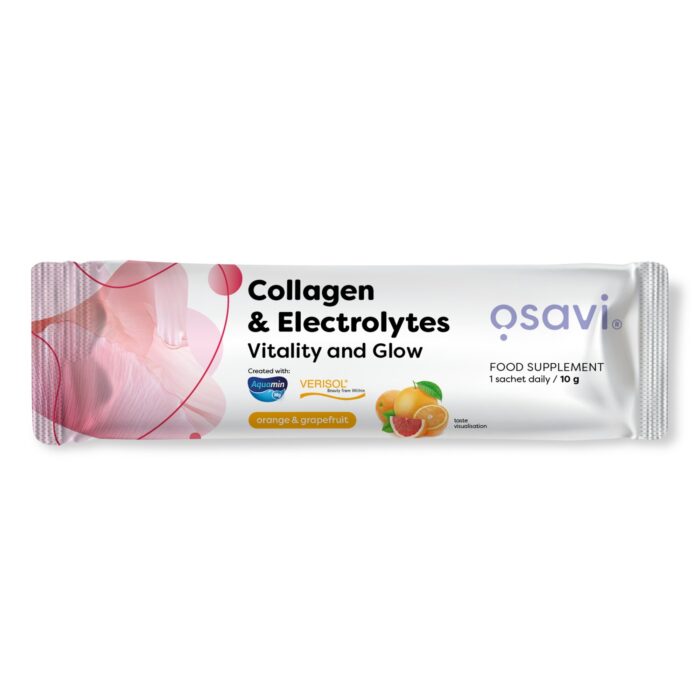 Collagen Electrolytes Vitality and Glow, Orange & Grapefruit - 10 grams (1 serving) - obrazek 1