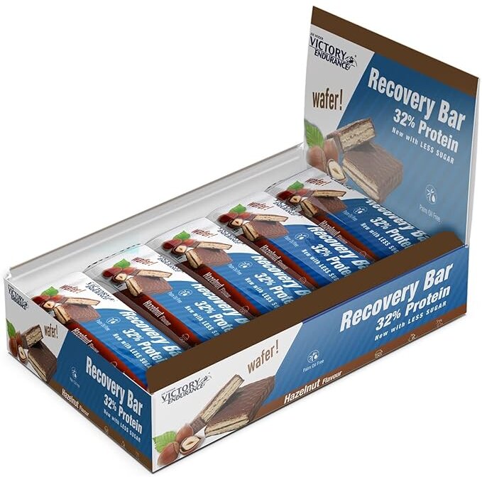 6c6eaa0715892f45637630c2cd97df06-1.jpg Joe Weider Victory Endurance Recovery Bar, Hazelnut - 12 x 50g - obrazek 1