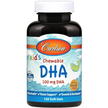 Kid's Chewable DHA, 100mg Orange - 120 softgels