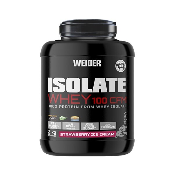 710745e100a28f683847bcff3fa61fe2-1.jpg Isolate Whey 100 CFM, Strawberry Ice Cream - 2000 grams - obrazek 1