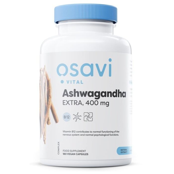 Ashwagandha Extra, 400mg - 180 vegan caps - obrazek 1