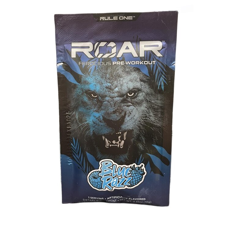 7a257f03fdd8d9a7c6f007ca00f89a35-1.jpg Roar, Blue Razz - 10 grams (1 serving) - obrazek 1
