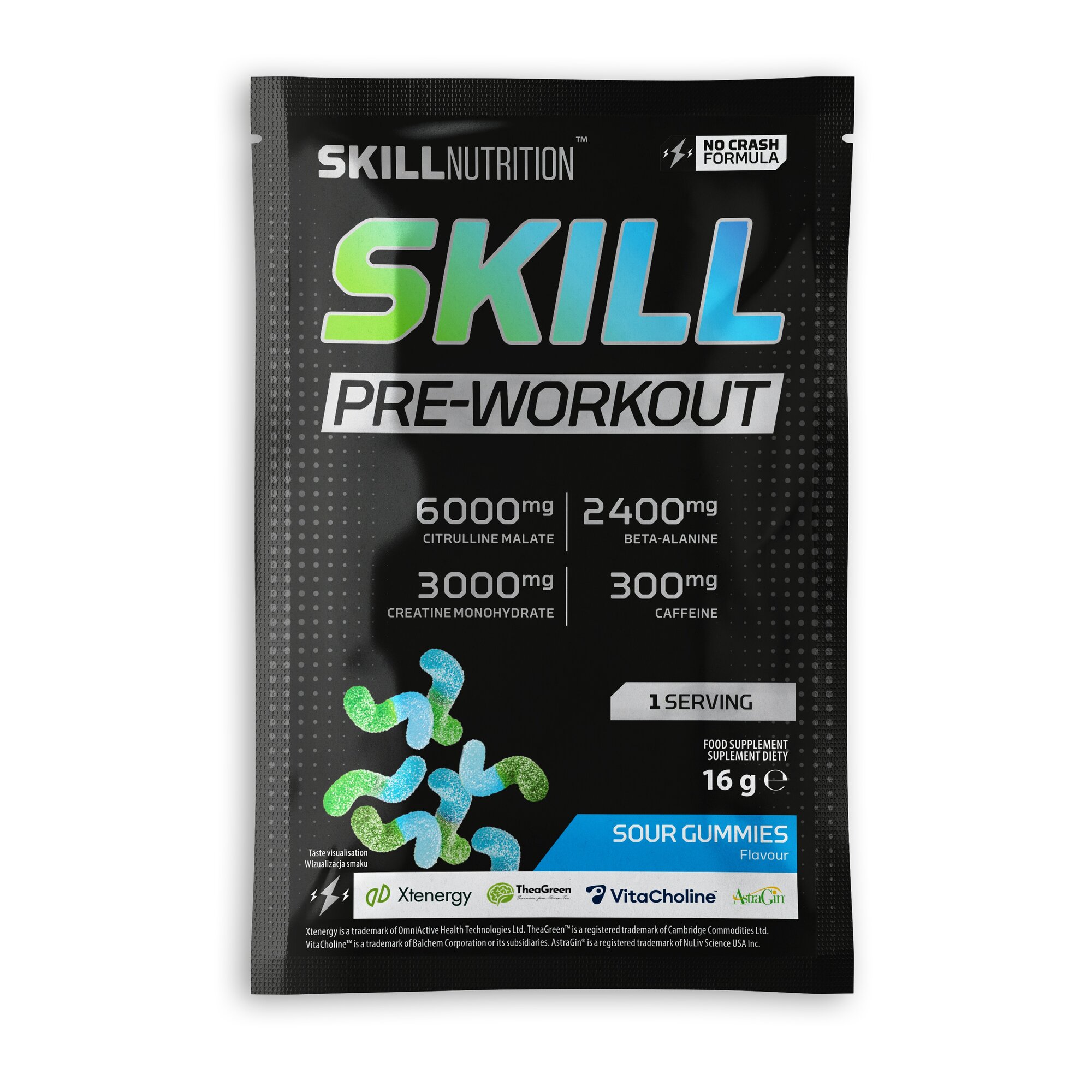 8141540521be75e3b41d538c749c2c12-1.jpg Skill Pre-Workout, Sour Gummies - 16 grams (1 serving) - obrazek 1