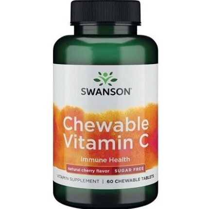 Chewable Vitamin C, Natural Cherry Flavour - 60 chewable tablets