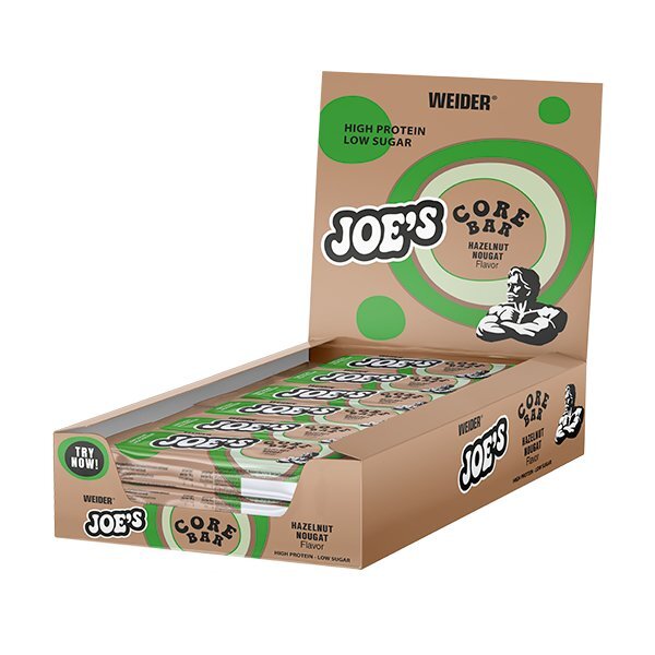 8494e70a701e2e8283d06d0d2fb4afa1-1.jpg Joe's Core Bar, Hazelnut Nougat - 12 x 45g - obrazek 1