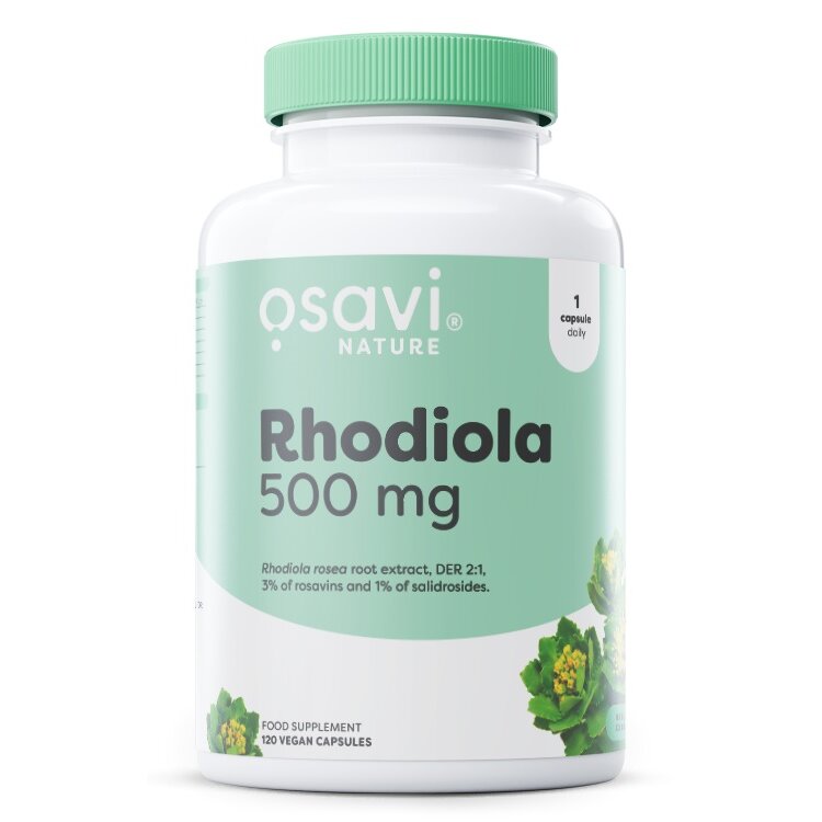 852f20da3668afc146385f55f9586162-1.jpg Rhodiola, 500mg - 120 vegan caps - obrazek 1