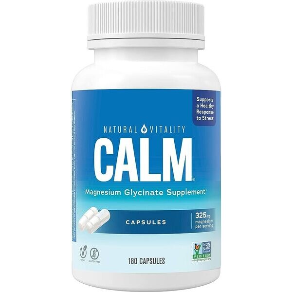 85649d74f2f3cffd8f6dea3c569395a5-1.jpg Calm Magnesium Glycinate - 180 caps - obrazek 1
