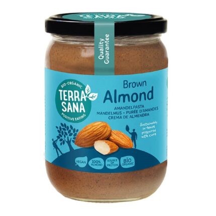 Masło migdałowe 100% 500g TERRASANA BIO