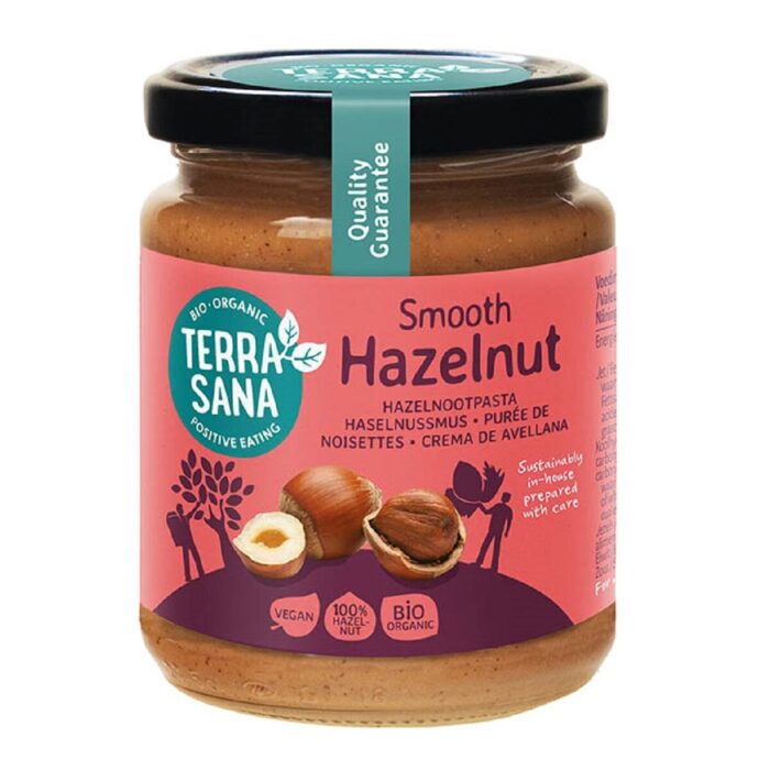 Masło z orzechów laskowych 100% 250g TERRASANA BIO - obrazek 1