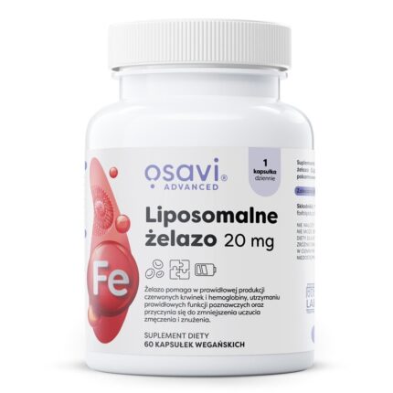 Liposomalne Żelazo, 20mg - 60 vegan caps