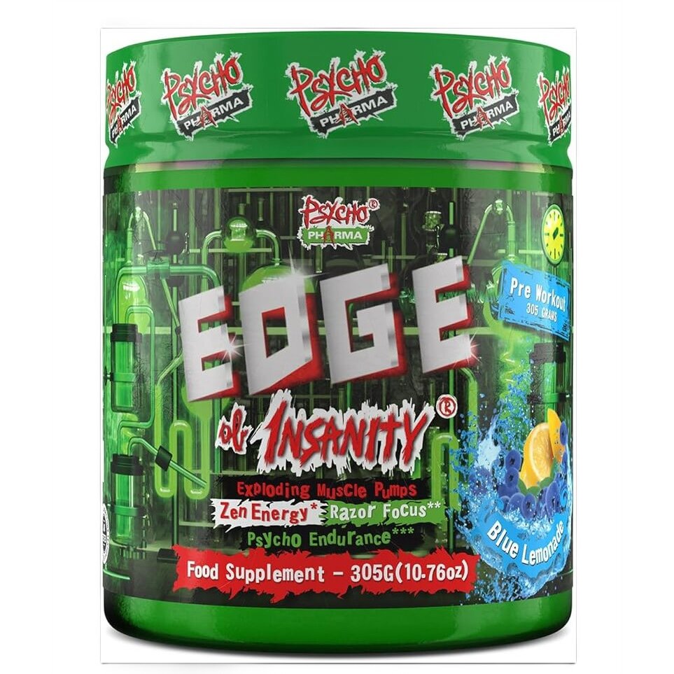 890b0d912f89e32d7b050db7d86a3cbc-1.jpg Psycho Pharma Edge of Insanity, Blue Lemonade - 305 grams - obrazek 1