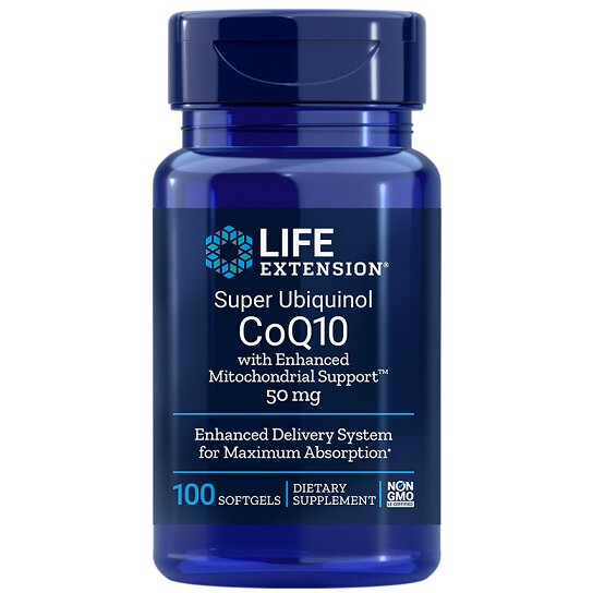 8f0975e32349e9967f1d9914ac35480b-1.jpg Super Ubiquinol CoQ10 with Enhanced Mitochondrial Support, 50mg - 100 softgels - obrazek 1