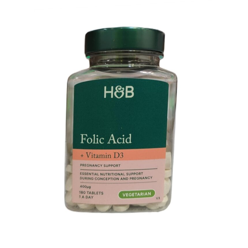 8ffb8e3a7cd7a444ee786e981cea1eed-1.jpg Folic Acid + Vitamin D3 - 180 tablets - obrazek 1